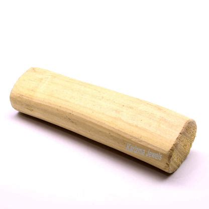 100% Pure White Sandalwood/Chandan ki Lakdi Block for Pooja Tilak Wors ...