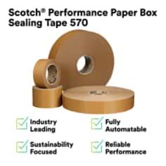 Scotch® Performance Paper Box Sealing Tape 570 | 3M India