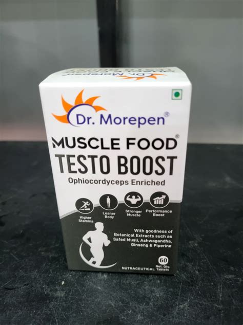Dr. Morepen Muscle Food | TESTO BOOST – Ophiocordyceps Enriched (60 Ta ...