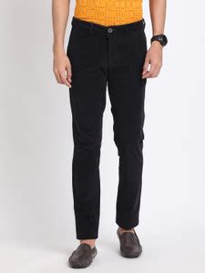 TURTLE Skinny Fit Men Black Trousers - Buy TURTLE Skinny Fit Men Black ...
