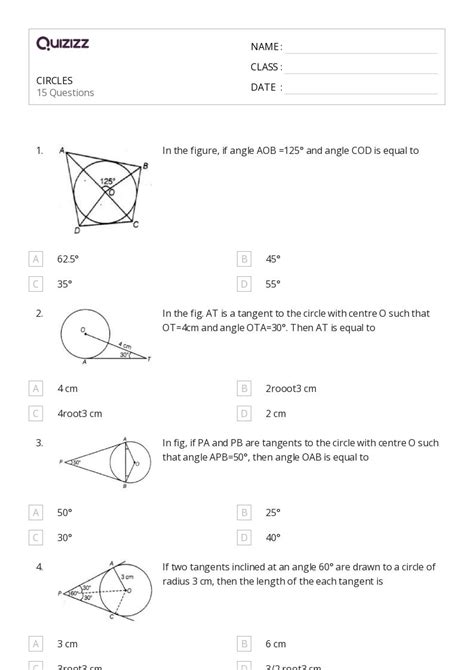 50+ circles worksheets on Quizizz | Free & Printable