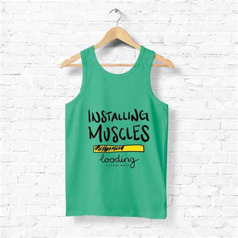 "INSTALLING MUSCLES", Men's vest | FHMax.com