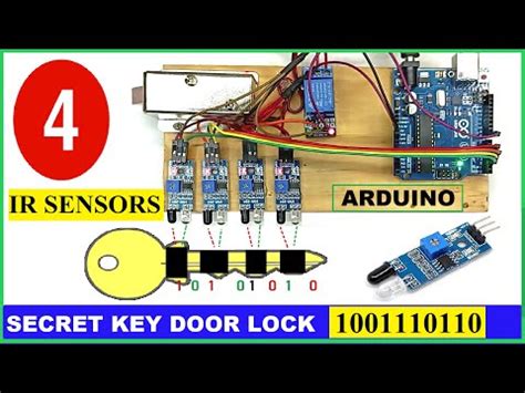 IR sensor Door lock – SKYNET ROBOTICS