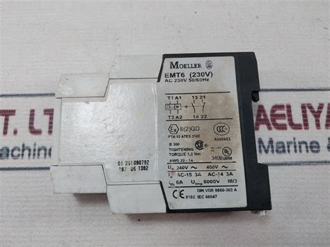 Moeller Emt6 (230V) Thermistor Overload Relay 3A – Aeliya Marine Tech®