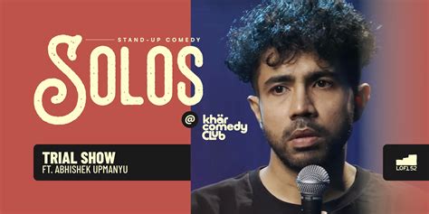 Trial Show ft. Abhishek Upmanyu: KCC comedy-shows Event Tickets Mumbai ...