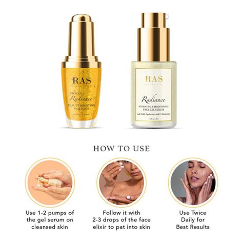 24K Gold Brightening Duo with 24K Gold Elixir & 24K Gold Gel Serum ...