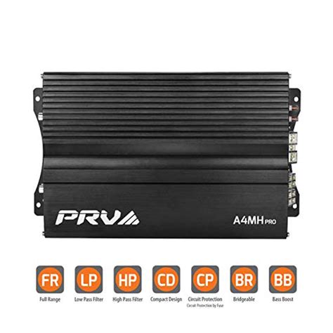 PRV AUDIO A4MH PRO 4 Channel Compact Amplifier - 650 India | Ubuy