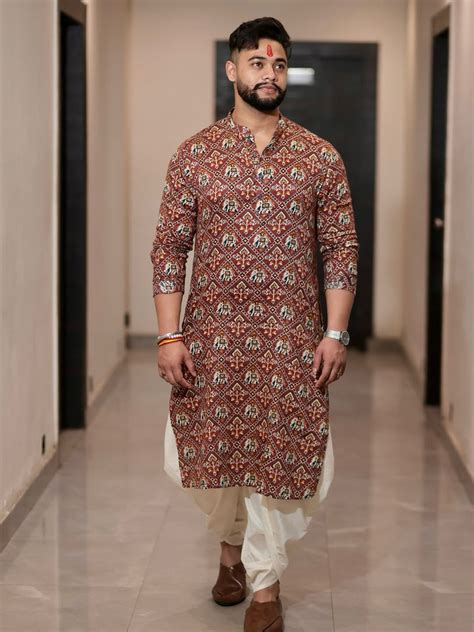 Multi Printed Patchwork Kurta Set – Kisah