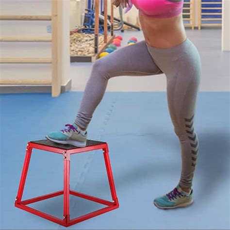 Buy Plyometric Platform Box 12 in. Trapezoidal Structure Exercise Step ...