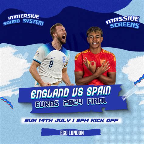 EURO 2024 FINAL | ENGLAND VS SPAIN | EGG LDN | SUNDAY 14TH JULY at Egg ...