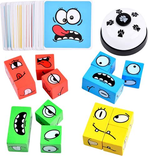 Buy WireScorts® Face Changing Game for Kids, Smiley Face Emoji Cube for ...