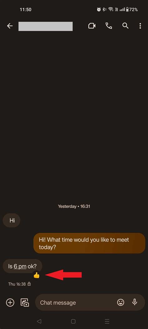 How to Like a Text On an Android Phone 的图像结果