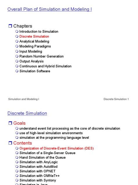 Image result for Discrete Event Simulation Report Template