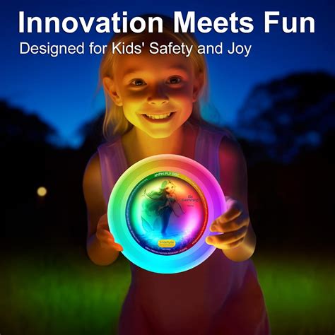 SmileFlyGo Flying Disc, 16 Million Color RGB 60 LEDs, Bright India | Ubuy