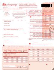 Image result for Tax File Number Declaration Form