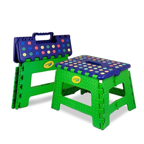 Crayola 9ââ‚¬Â inch Folding Step Stool (1 Pack), Step Stool for Kids ...