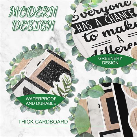 Pajean 26 Pieces Eucalyptus Classroom Bulletin Board India | Ubuy