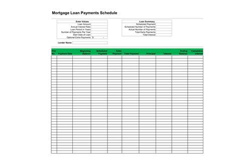 Free Printable Amortization Schedule Templates [PDF, Excel]