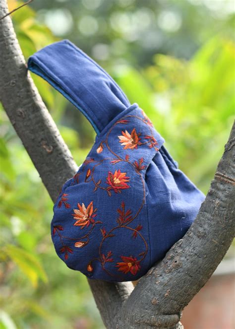 Get Blue Knot Floral Bag at ₹ 700 | LBB Shop