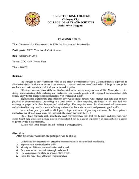 Image result for Training Design Sample