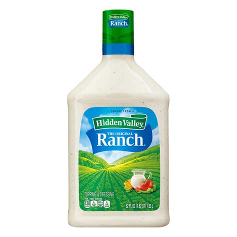 Calories in The Original Ranch Dressing, Fat Free from Hidden Valley