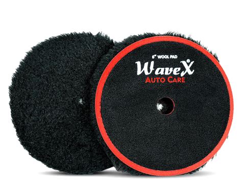 Wavex Black Wool Polishing Pad | High-Cutting, High-Gloss Finish ...