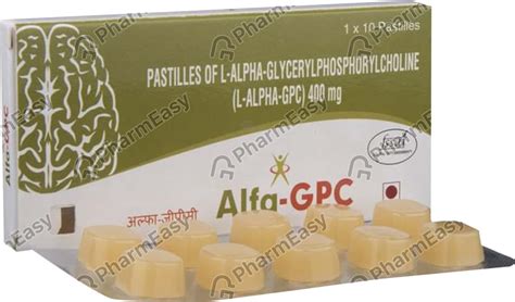 Buy Alfa Gpc 400 MG Pastille (10) Online at Flat 15% OFF | PharmEasy