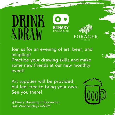 Drink & Draw, 12345 SW Broadway, Beaverton, OR, United States, Oregon ...