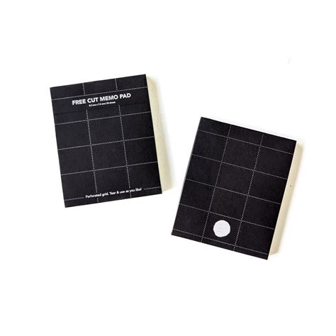 Memo Pad – The Black Canvas