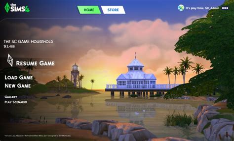 Sim 4 Main Menu 的图像结果