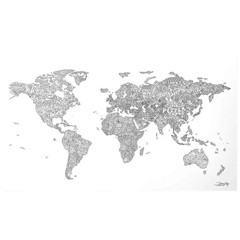 Color Your Own World Map 的图像结果