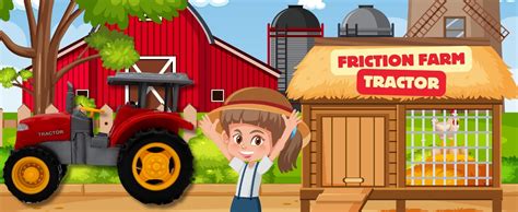 Kiddie castle Friction Powered Toy Farm Tractor for Toddler/Kids | Farm ...