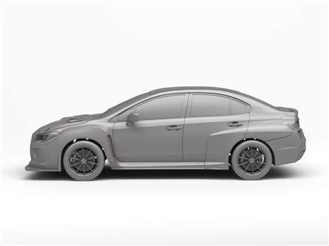 STL file Subaru WRX STI TCR printable・3D printable model to download・Cults