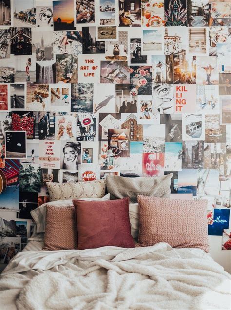 Teenage Wall Collage Ideas Bedroom