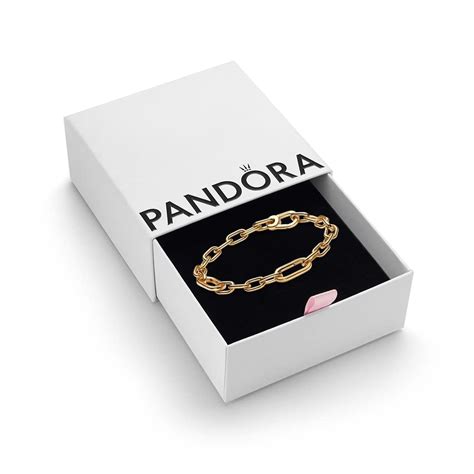 Buy Pandora ME Link Chain Bracelet In 14K Gold-Plated For Medallion ...
