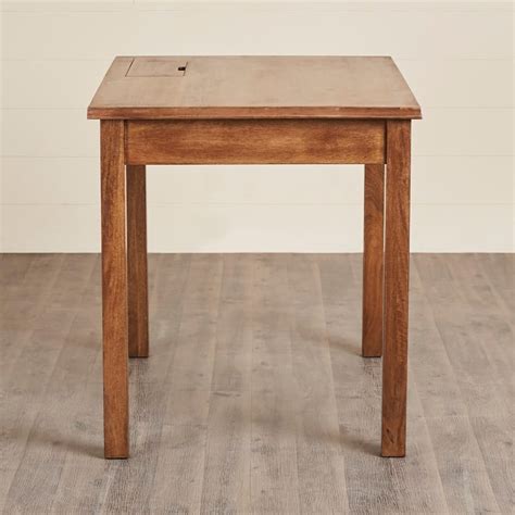 Buy Helios Woodstock Mango Wood Study Desk - Brown from Helios by Home ...