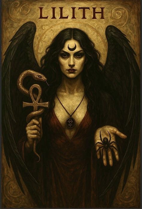 Pinterest | Lillith goddess, Beautiful dark art, Goddess magick