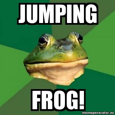 Image result for Frog Jumping Backwards Meme