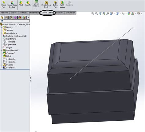 Image result for SolidWorks Using Split Feature to Copy a Solid Body