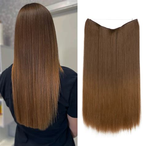 14 Inch Straight Halo Hair Extensions | Thathair