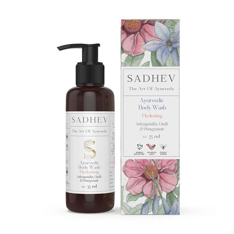 Buy Hydrating Body Wash With Ashwagandha, Oudh & Pomegranate – Sadhev