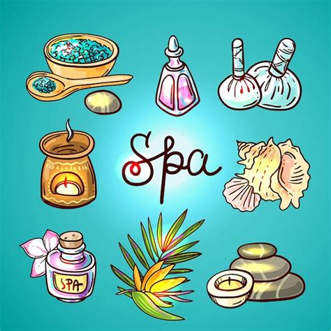 Spa therapy background | Premium Vector