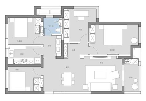 126平米的房子能装修成什么效果？现代风格四居室装修案例！ - 房天下装修知识