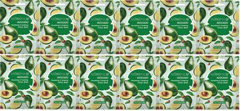 Buy Mond'sub Avocado Face Mask Sheets, 20 ml (Pack of 12) Online at Low ...