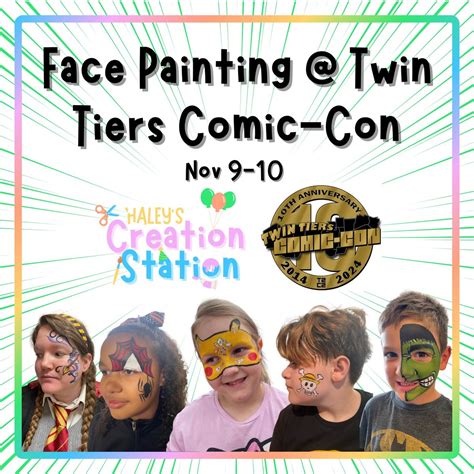 Face Painting @ Twin Tiers Comic-Con, Arnot Mall, Horseheads, 9 ...