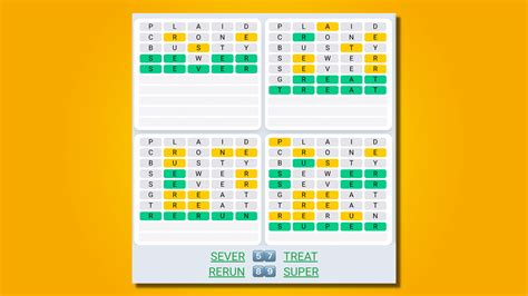 Quordle today - hints and answers for Tuesday, June 20 (game #512 ...