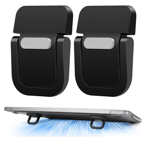 Flavizo 2PCS Portable Mini Laptop Stand – Adjustable Alloy Keyboard ...