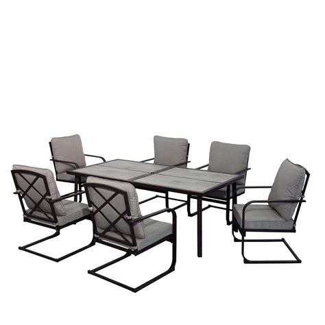 Living Accents Lakehurst 7 pc Steel Dining Set - Ace Hardware