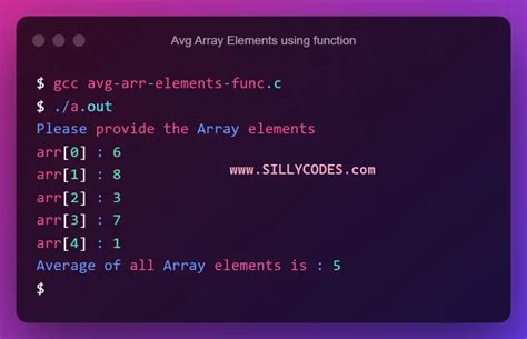 Codes for Averaging Two Integers Using C Programming 的图像结果