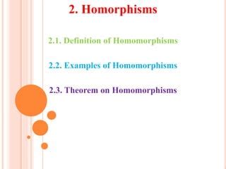 Defination and Examples of Homomorphism and Subgroups 的图像结果